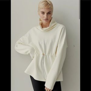 NWT Varley Barton Sweat Size S color Eggnog